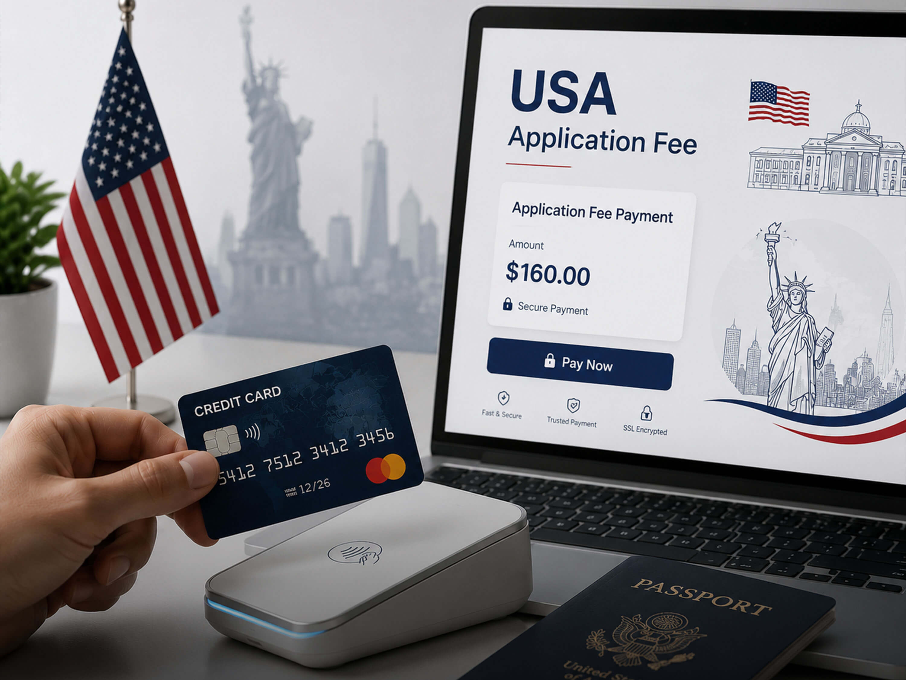 پرداخت اپلیکیشن فی آمریکا