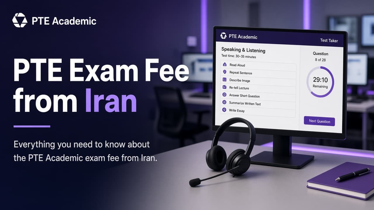 پرداخت هزینهٔ آزمون PTE از ایران؛ PTE Academic بدون ویزاکارت