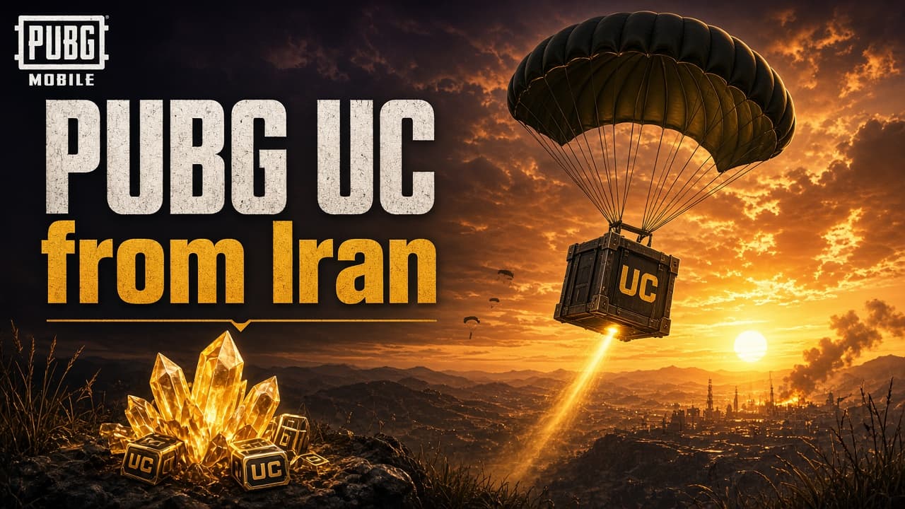 خرید UC پابجی موبایل از ایران؛ شارژ یوسی بدون ویزا کارت