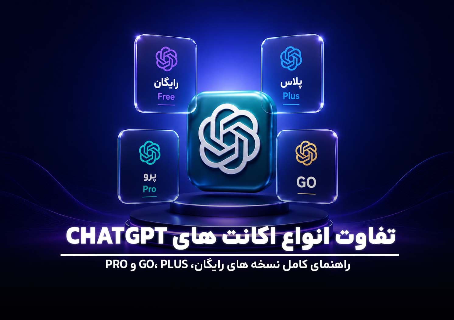 تفاوت انواع اکانت های ChatGPT