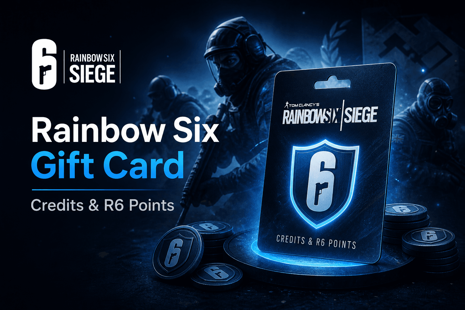 گیفت کارت Rainbow Six Credits