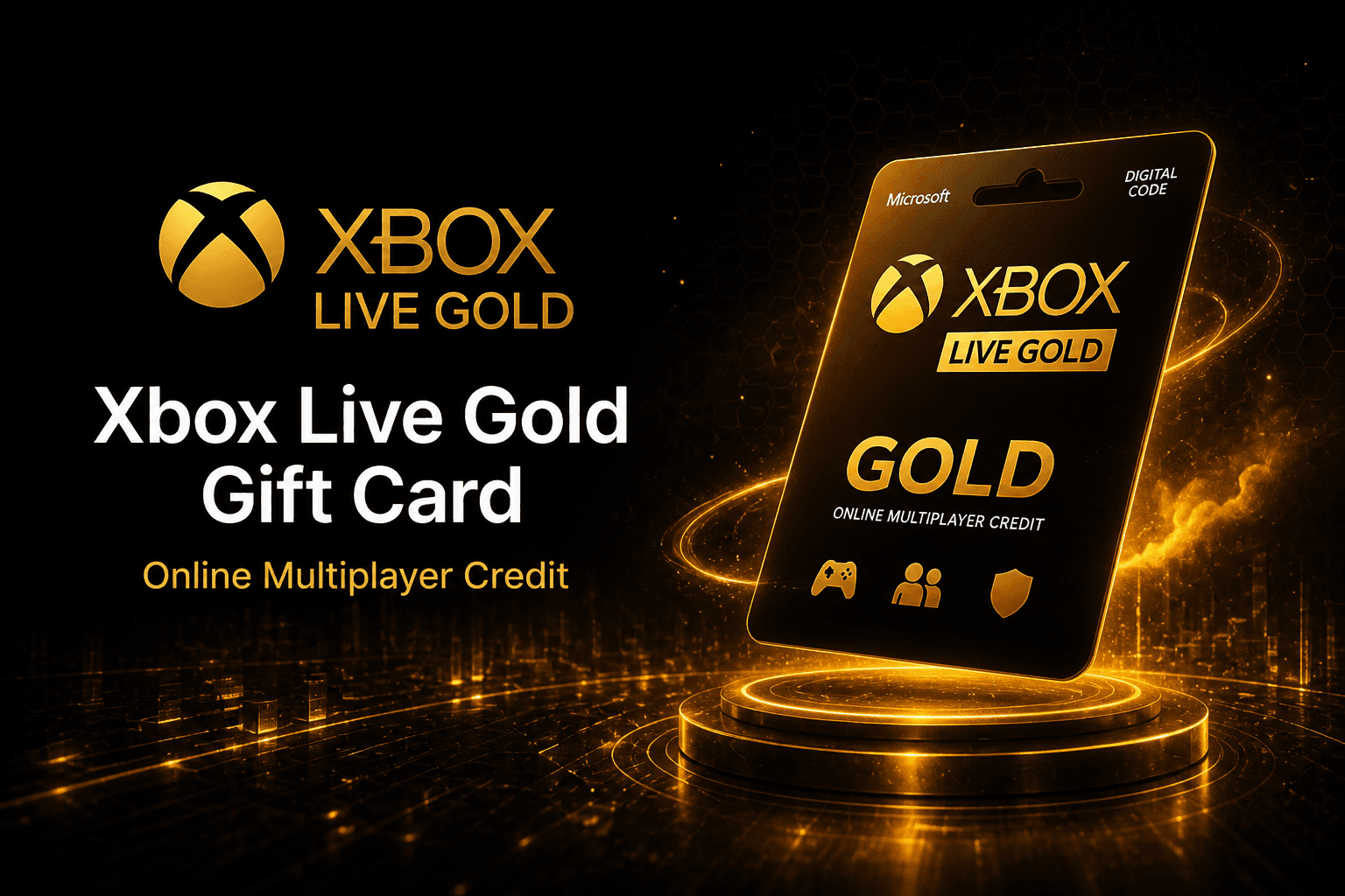 گیفت کارت Xbox Live Gold