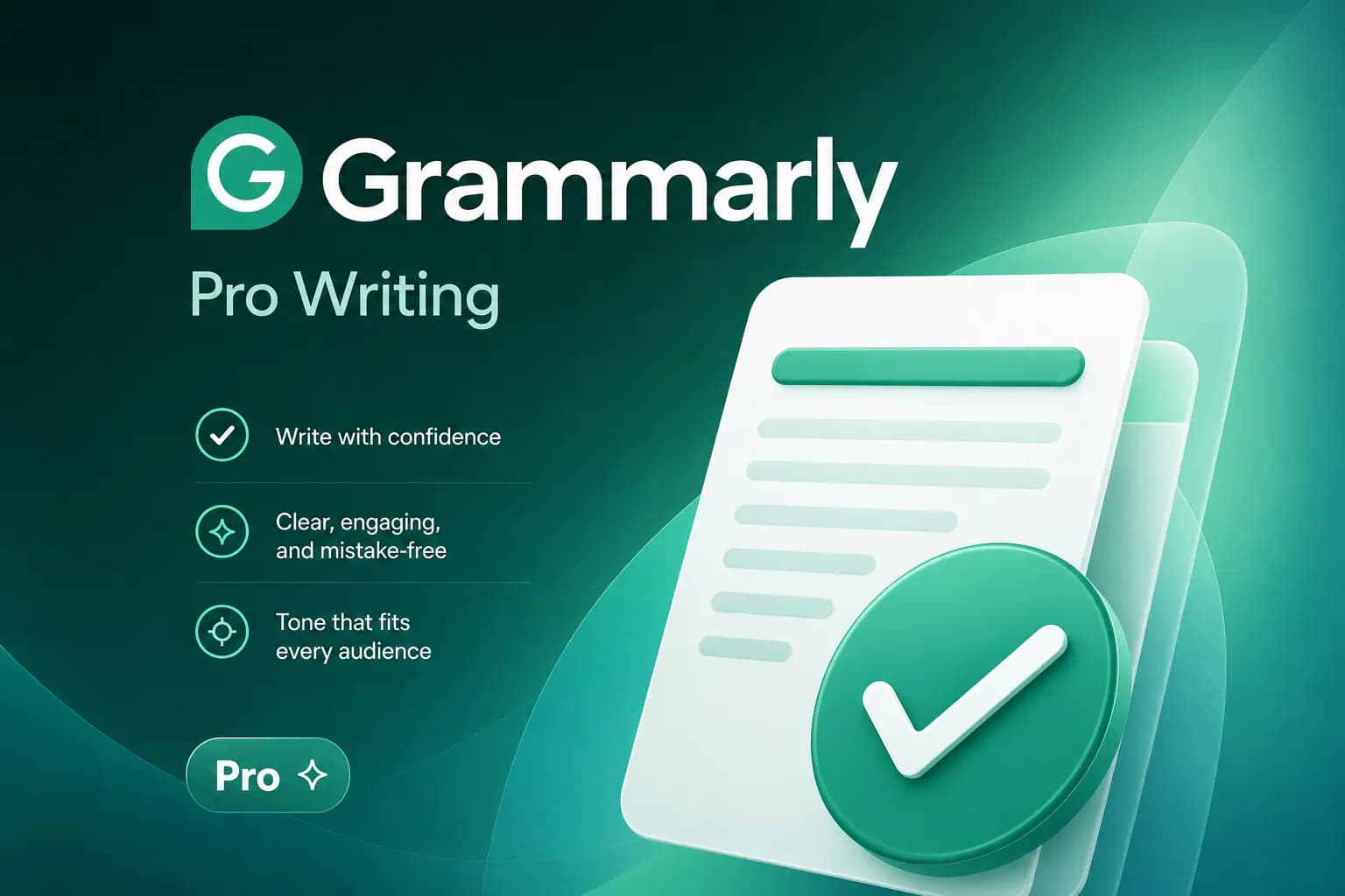خرید اشتراک Grammarly Pro (ماهانه)