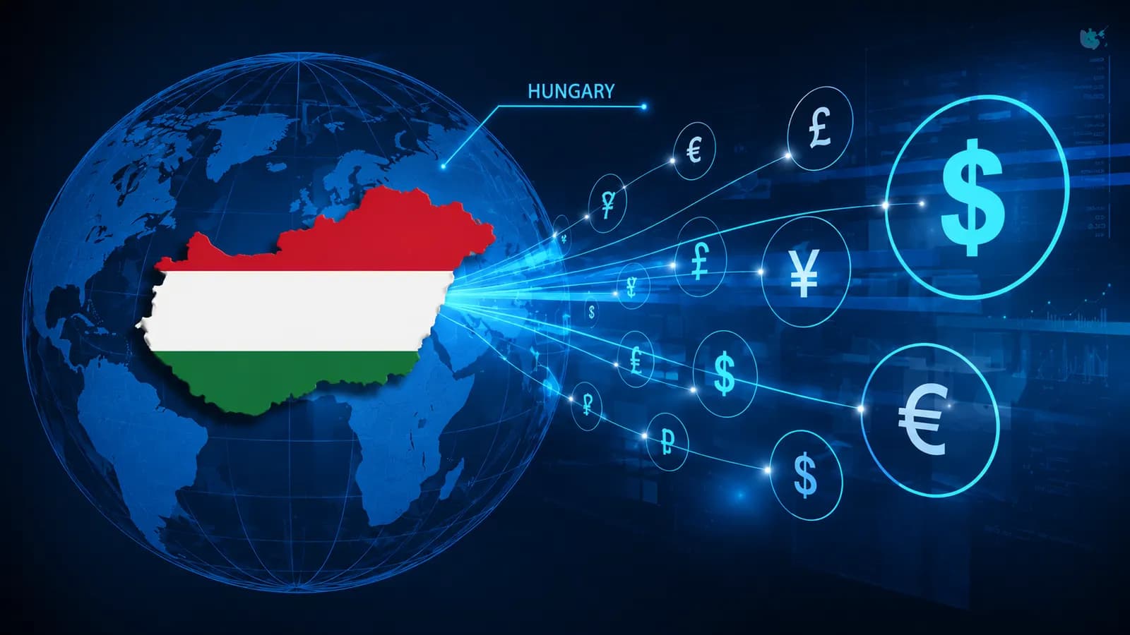 حواله ارزی دلار، یورو، پوند (مجارستان)