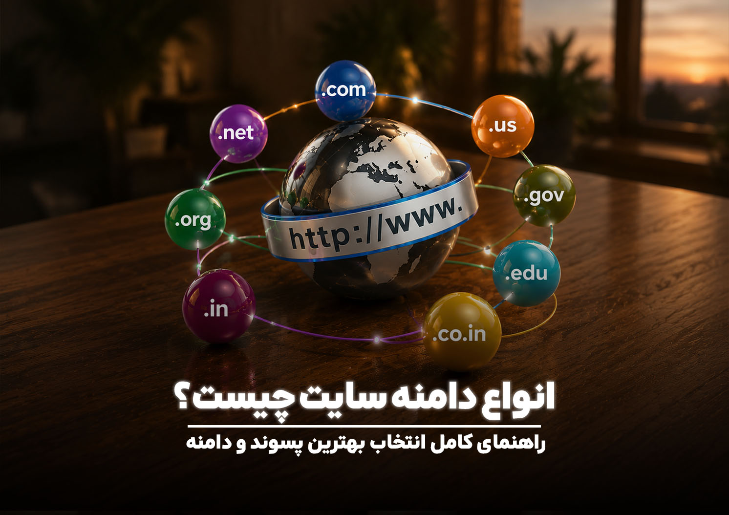 انواع دامنه سایت چیست؟